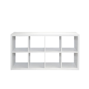 Smart Cube 8-Cube Organizer Storage with Opened Back Shelves