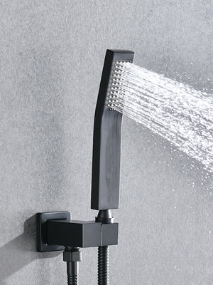 Shower System with Tub Spout,10 inch  Shower Head Shower Set for Bathroom Matte