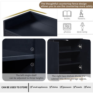 TREXM Modern Sideboard Buffet Cabinet