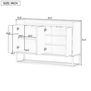 TREXM Modern Sideboard Buffet Cabinet