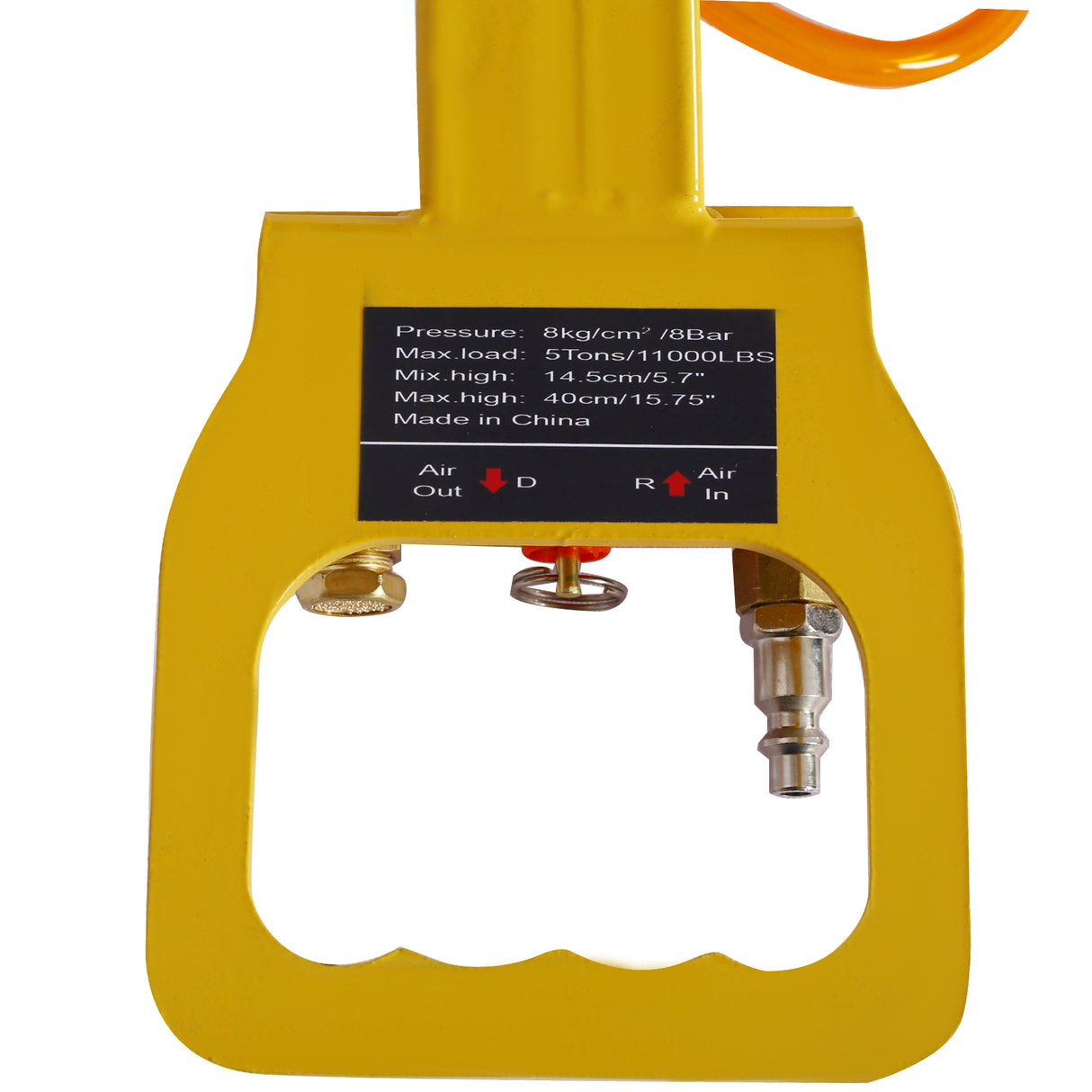 5T Triple Bag Air Jack Pneumatic Jack with 16in Lifting Capacity