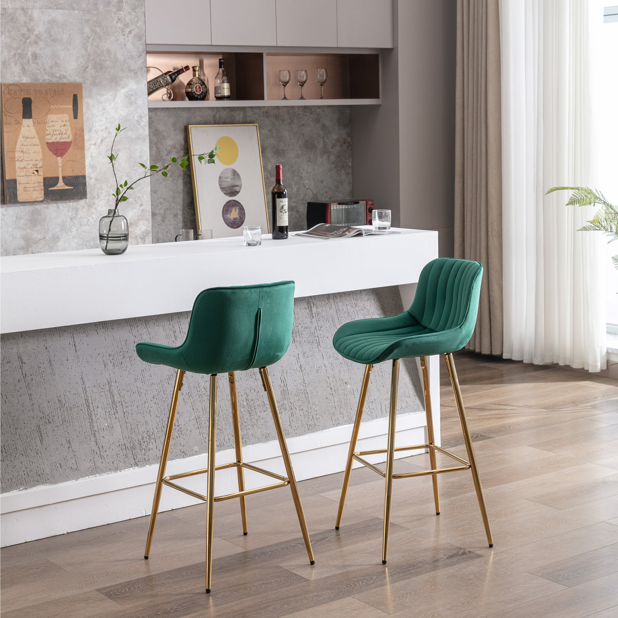 30 Inch Set of 2 Bar Stools