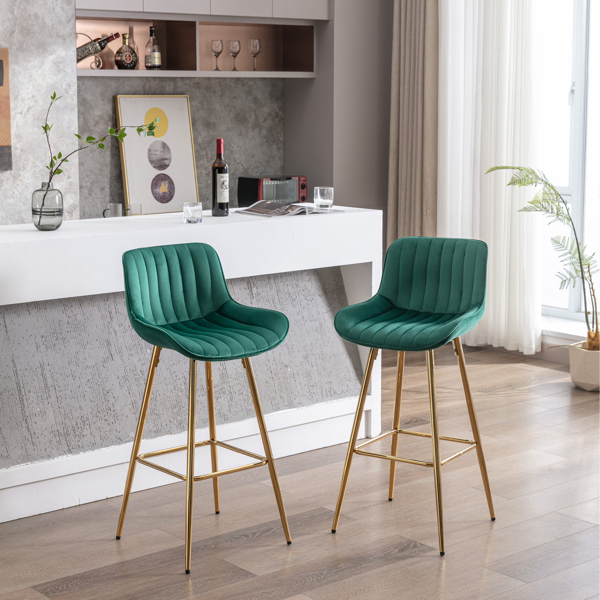 30 Inch Set of 2 Bar Stools