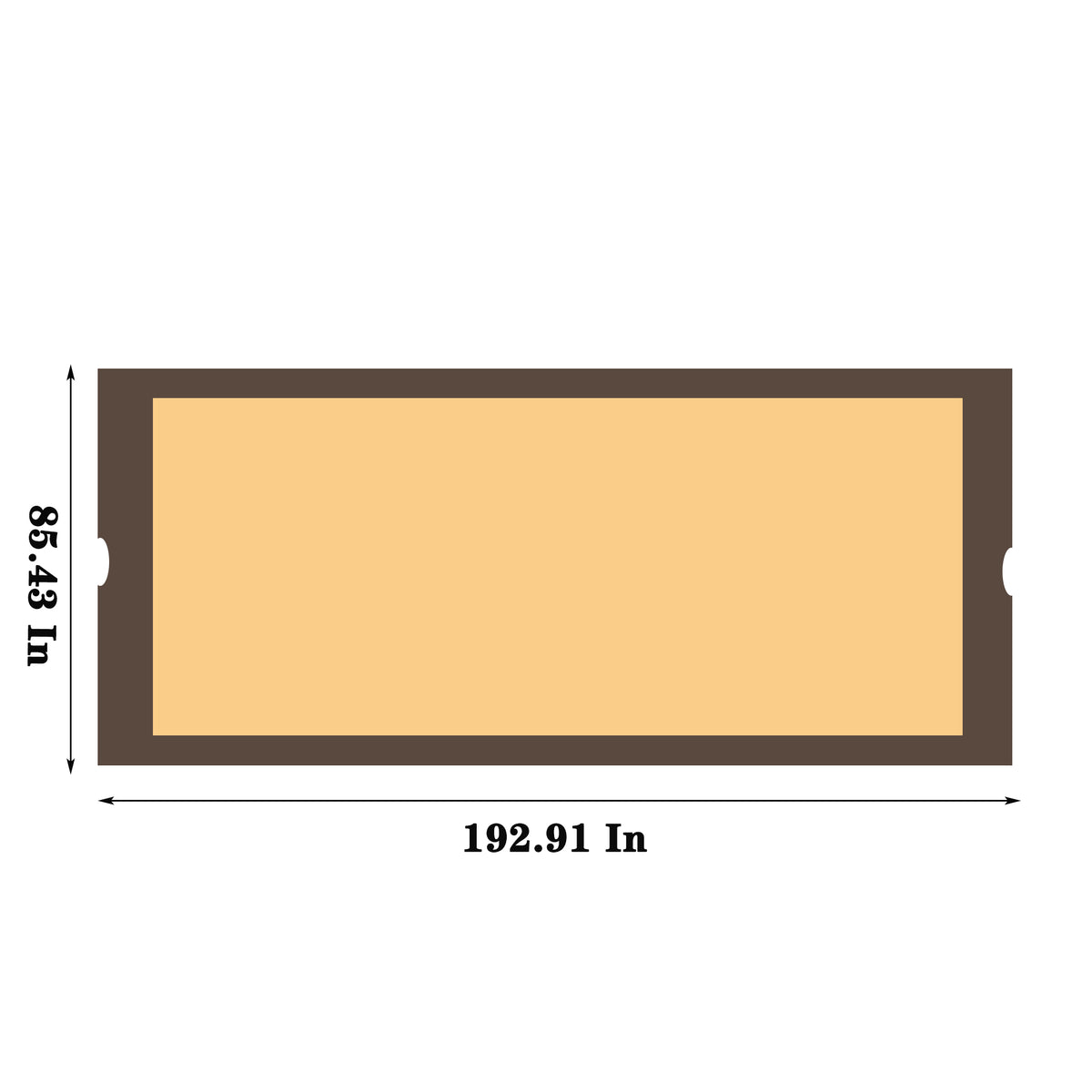 Universal Canopy Cover Replacement for 12x9 Ft Curved Outdoor Pergola
