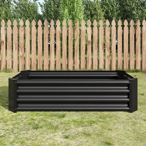 Metal Raised Garden Bed for Flowers and Vegetables
