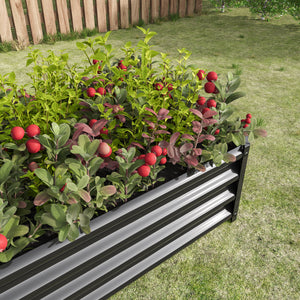 Metal Raised Garden Bed for Flowers and Vegetables