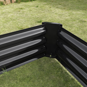 Metal Raised Garden Bed for Flowers and Vegetables