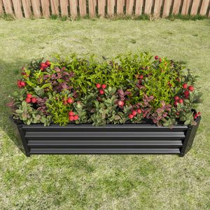 Metal Raised Garden Bed for Flowers and Vegetables