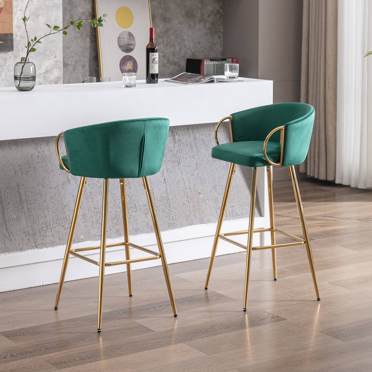 30 Inch Set of 2 Bar Stools
