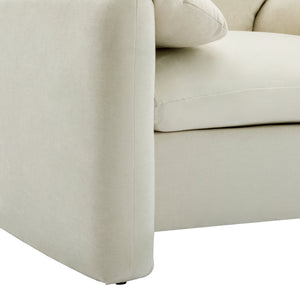 Modern Style Chenille Oversized Armchair Accent Chair