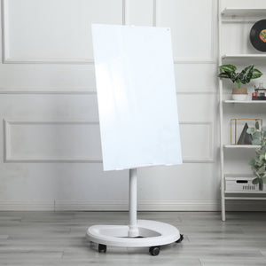 Removable Adjustable Height Tempered Glass Whiteboard