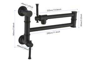 Pot Filler Faucet Wall Mount