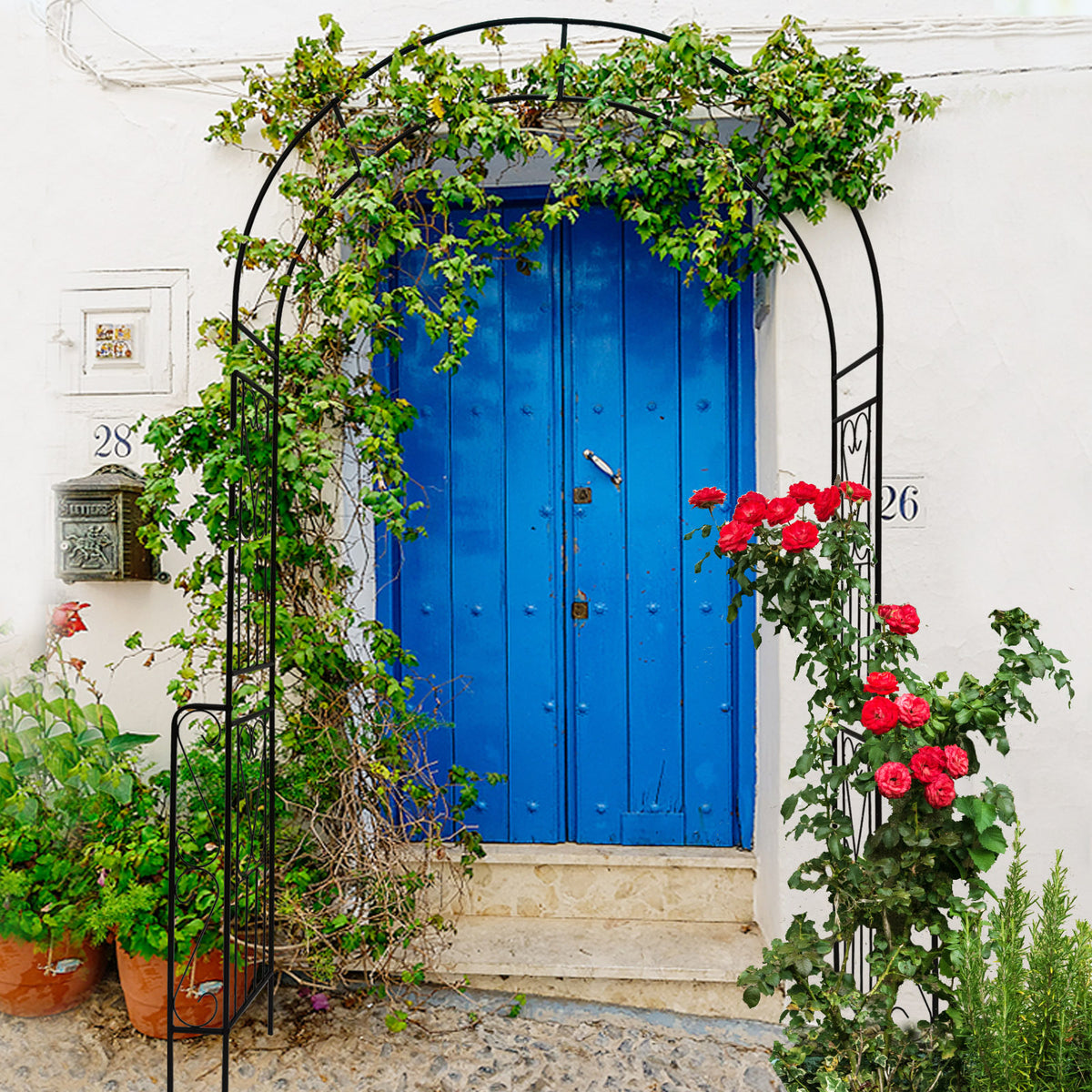 Metal Garden Arch W55'' x H94.5''