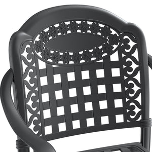 5-Piece Cast Aluminum Patio Furniture Set with Cushions
