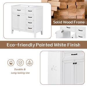 36" Bathroom Vanity With Sink Combo