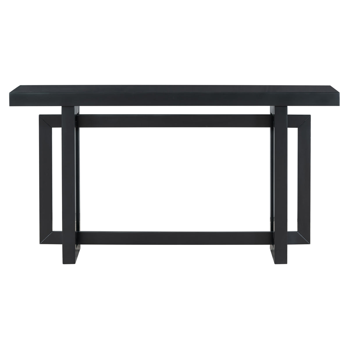 U Style 59.1'' Painted Entryway Table with Pine Veneer