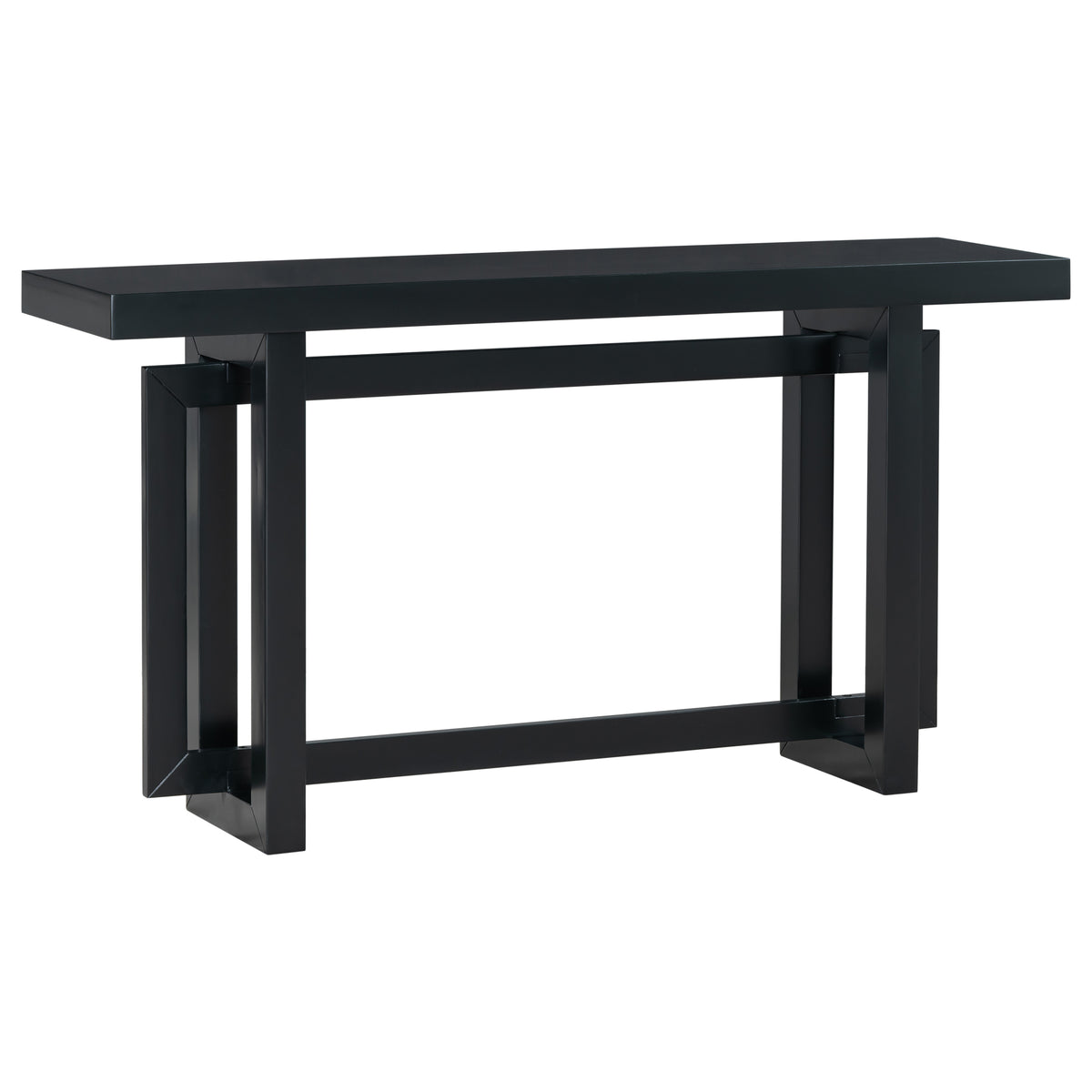 U Style 59.1'' Painted Entryway Table with Pine Veneer