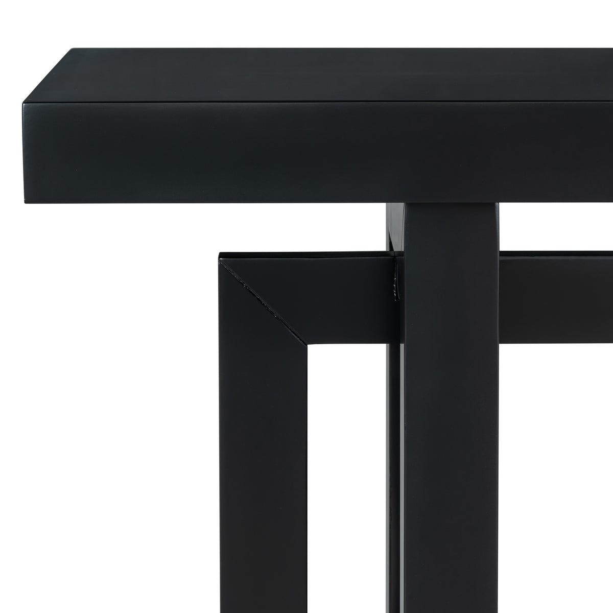 U Style 59.1'' Painted Entryway Table with Pine Veneer