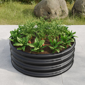 34" Tall Round Raised Garden Bed