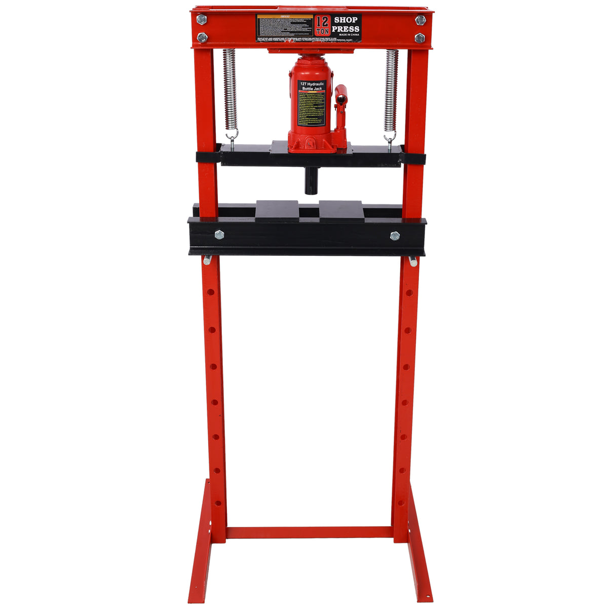 Hydraulic Shop Press - 12-Ton Capacity