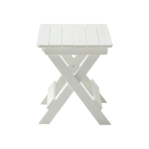 HIPS Foldable Small Table and Chair Set with 2 Chairs and Rectangular Table