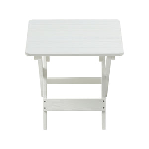 HIPS Foldable Small Table and Chair Set with 2 Chairs and Rectangular Table