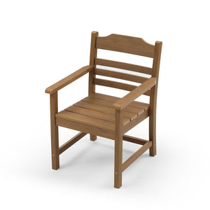 Patio Dining Chair with Armset Set of 2 - HIPS Material