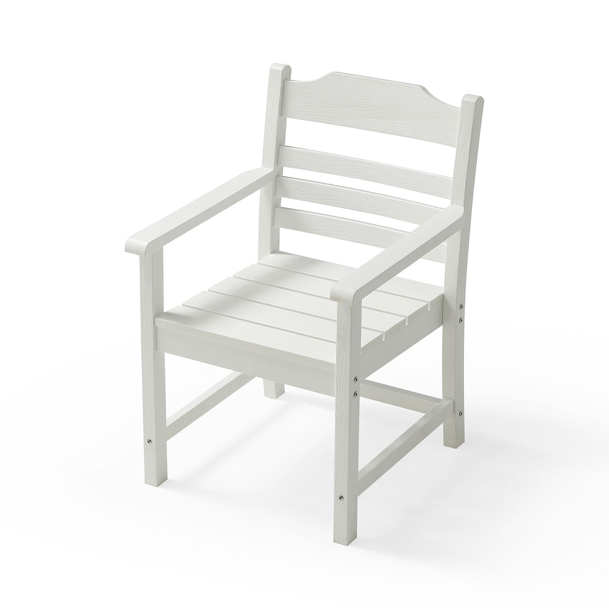 Patio Dining Chair with Armset Set of 2, Pure