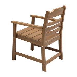Patio Dining Chair with Armset Set of 2 - HIPS Material