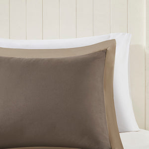 King 3M Scotchgard Diamond Quilting Reversible Down Alternative Comforter Set