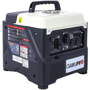 1200W Ultra-Quiet Portable Inverter Generator with Eco-Mode - Aluminum