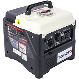 1200W Ultra-Quiet Portable Inverter Generator with Eco-Mode - Aluminum