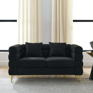 60-Inch Oversized 2-Seater Sectional Sofa