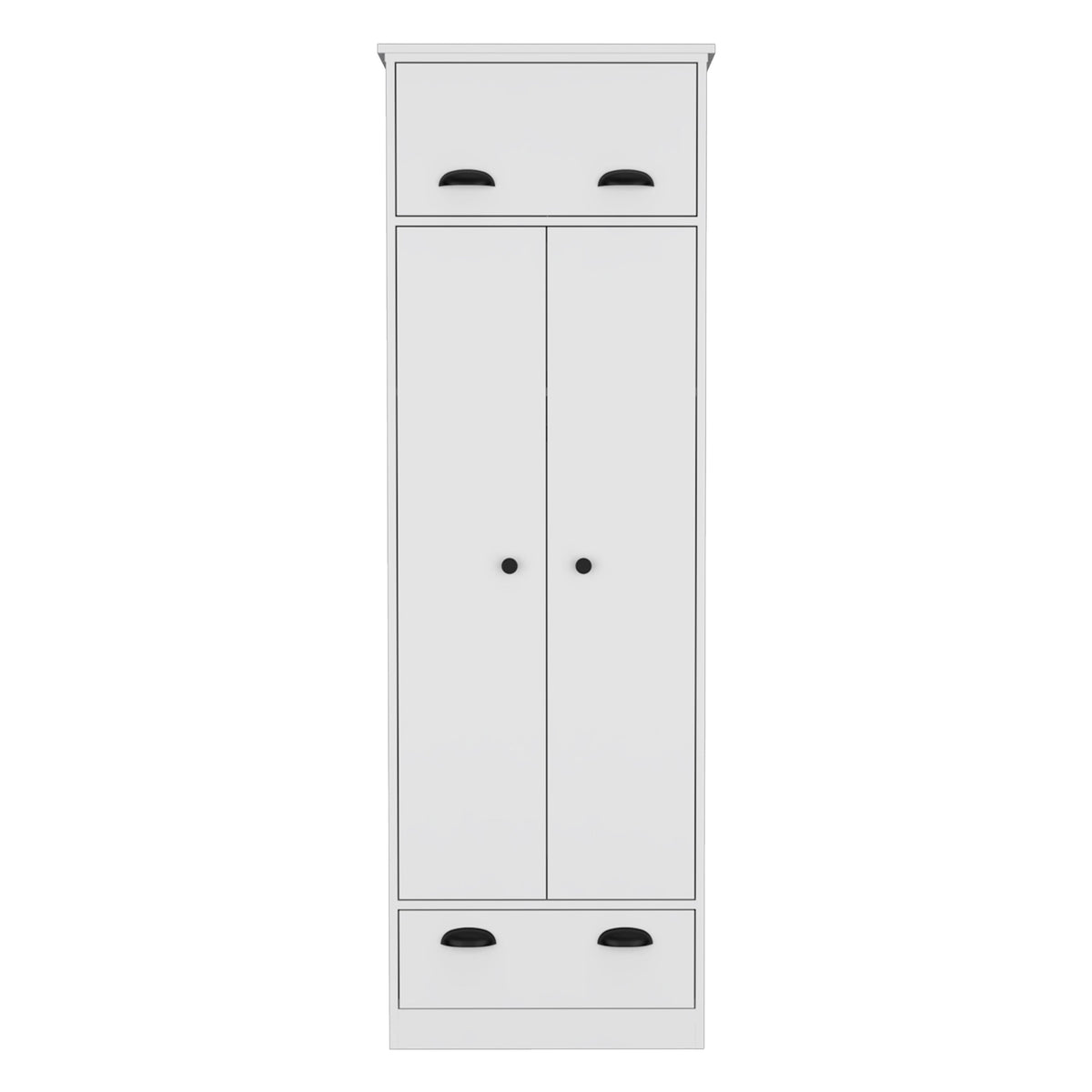 Dresser-Closet with Upper Storage Covered with 1 Door