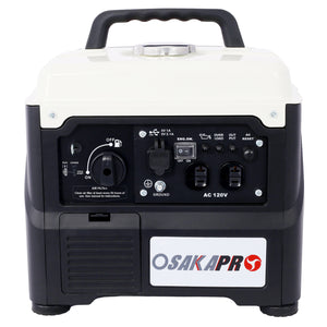 1200W Ultra-Quiet Portable Inverter Generator with Eco-Mode - Aluminum