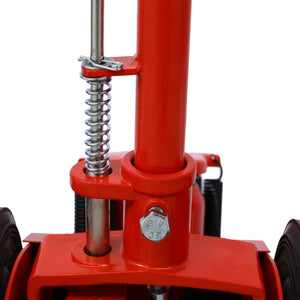 35 Ton Hydraulic Floor Jack Air-Operated Axle Bottle Jack with Extension Saddle Set