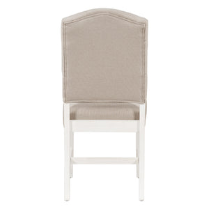 TREXM Retro Style Dining Chair Set with 4 Upholstered Chairs