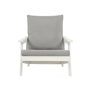 HIPS All-Weather Outdoor Single Sofa With Cushion