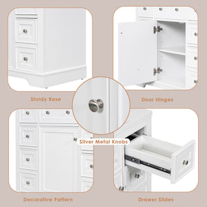 36" Bathroom Vanity without Sink, Cabinet Base Only