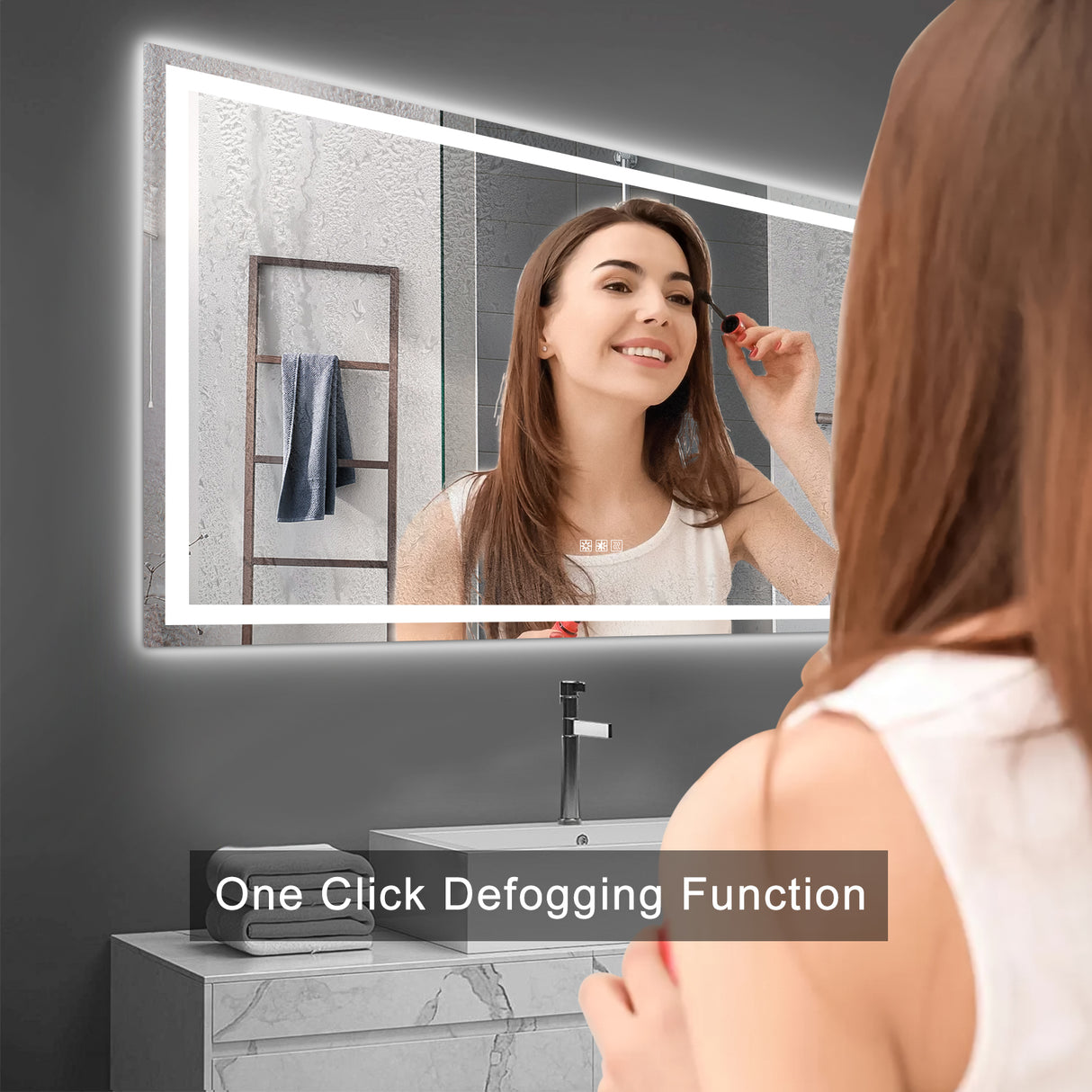72"×36" LED Mirror Light Bathroom