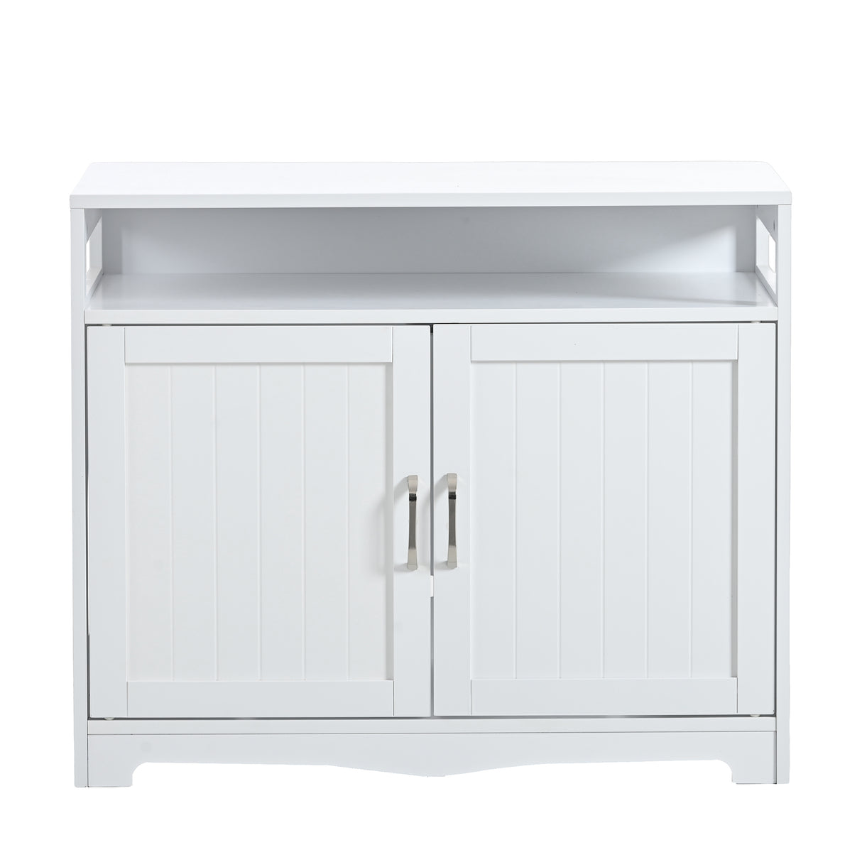 Litter Box Enclosure - Cat Litter Box Furniture with Hidden Plug
