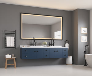 Oversized Rectangular Bathroom Mirror