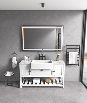 72 in. W x 36 in. H Bathroom Mirror