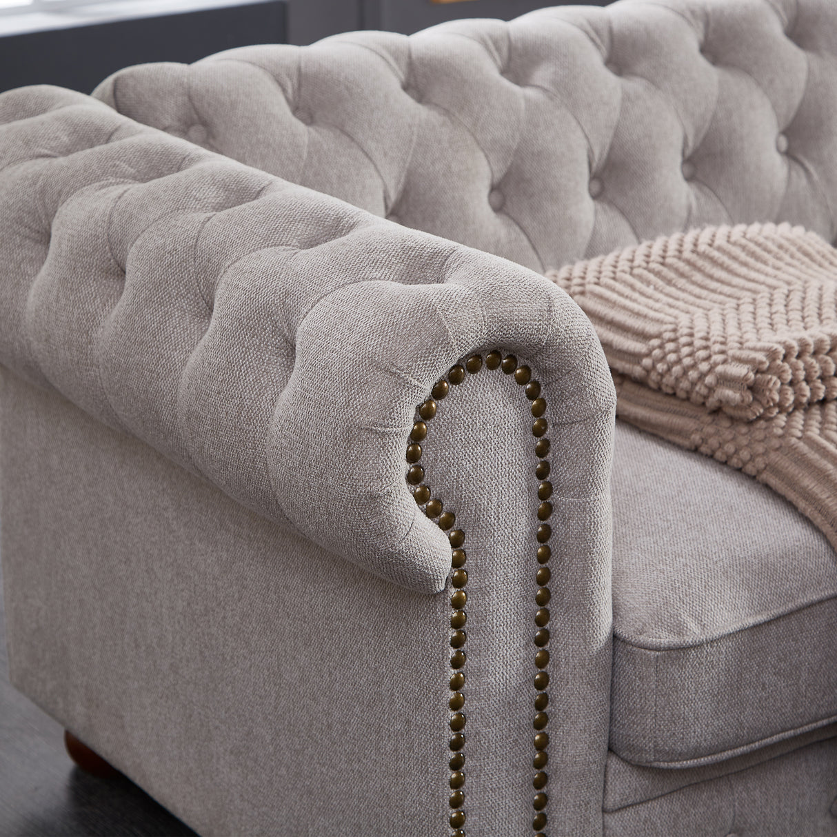 Chesterfield Sofa in Fabric