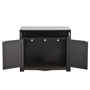Litter Box Enclosure - Cat Litter Box Furniture with Hidden Plug