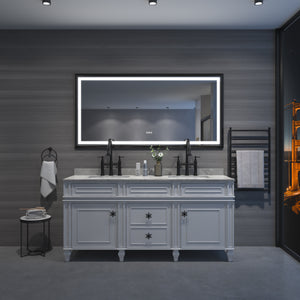 60" Oversized Rectangular Bathroom Mirror