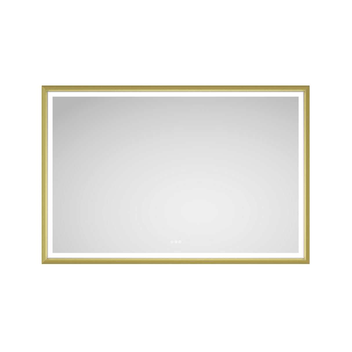 Oversized Rectangular Framed LED Mirror