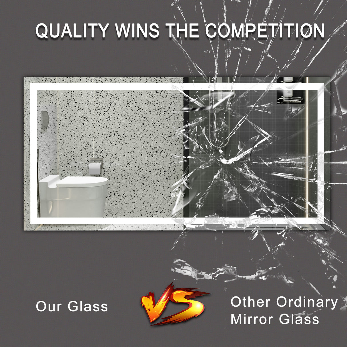 72"×36" LED Mirror Light Bathroom