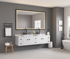 Oversized Rectangular Bathroom Mirror