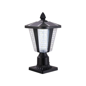 15" Solar Powered Outdoor Lantern, Modern Garden Light